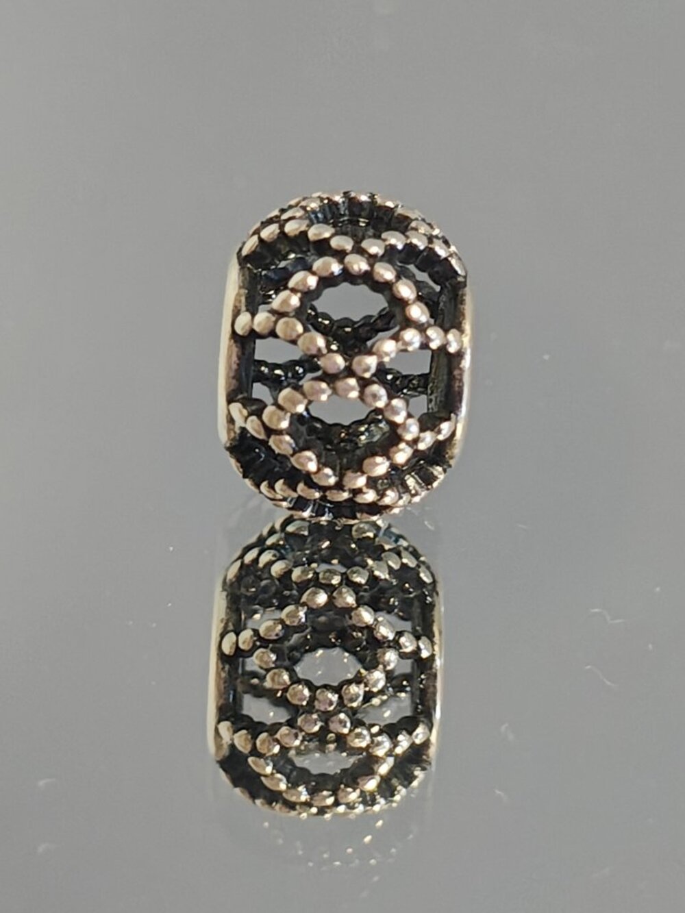 Authentic Pandora Retired Wanderlust Openworks Bead Charm 790978